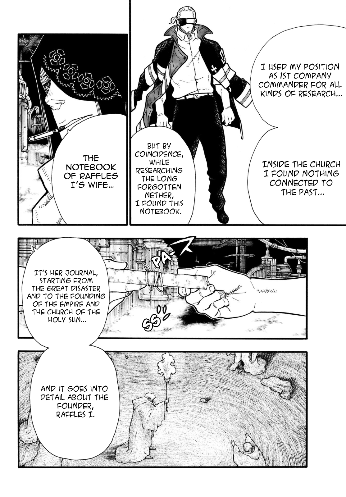 Enen no Shouboutai Chapter 130 page 5 - Chapter 130: Hidden Truth