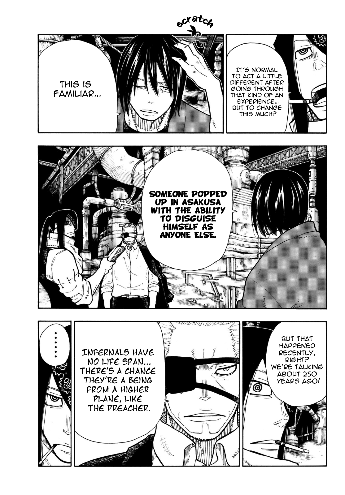Enen no Shouboutai Chapter 130 page 8 - Chapter 130: Hidden Truth