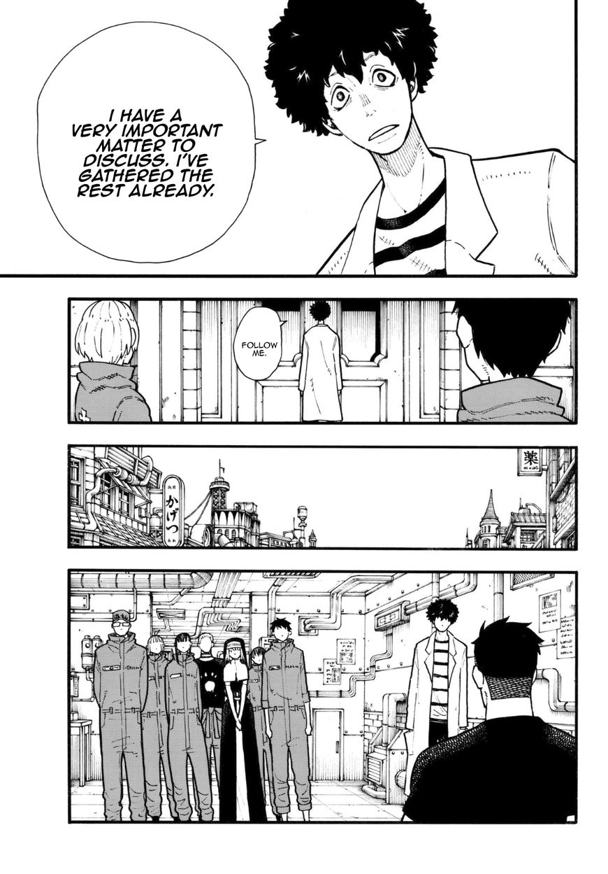 Enen no Shouboutai Chapter 132 page 10 - Chapter 132: Trust and Truth