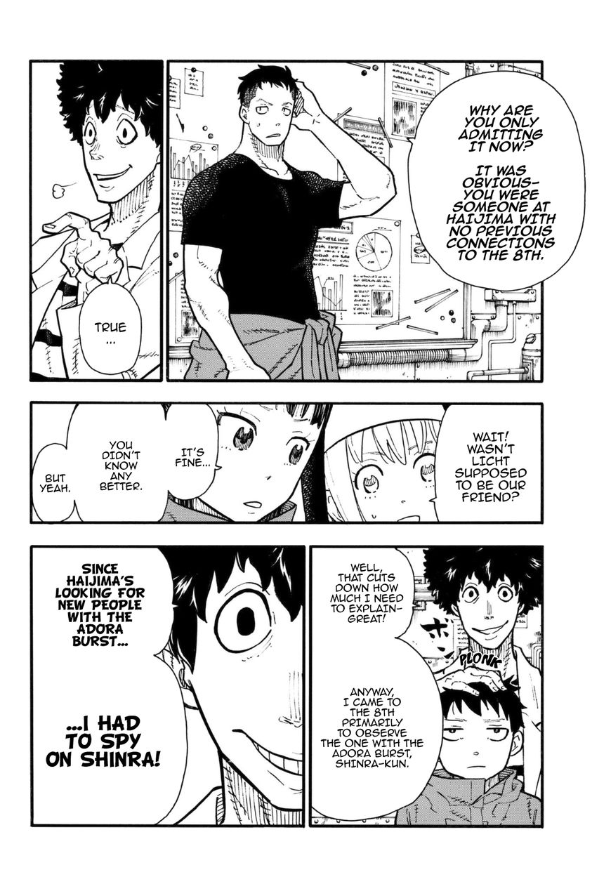 Enen no Shouboutai Chapter 132 page 13 - Chapter 132: Trust and Truth