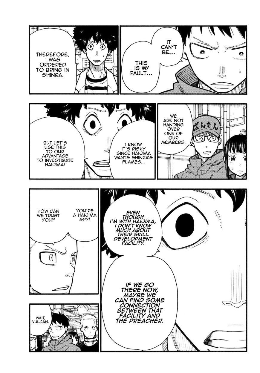 Enen no Shouboutai Chapter 132 page 16 - Chapter 132: Trust and Truth