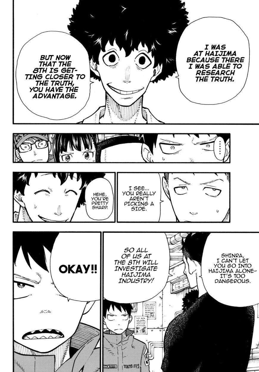 Enen no Shouboutai Chapter 132 page 19 - Chapter 132: Trust and Truth