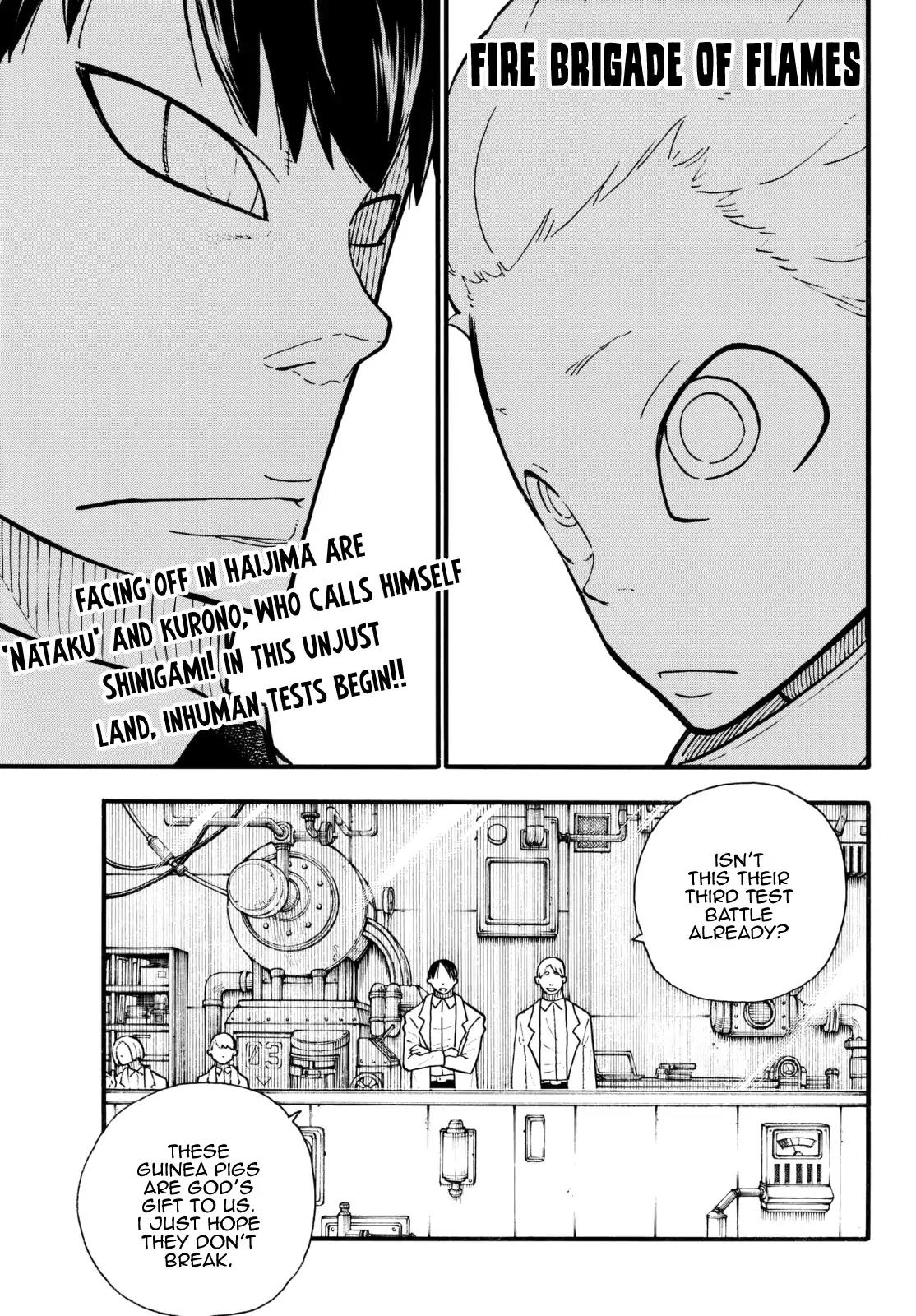 Enen no Shouboutai Chapter 133 page 1 - Chapter 133: An Evil Soldier