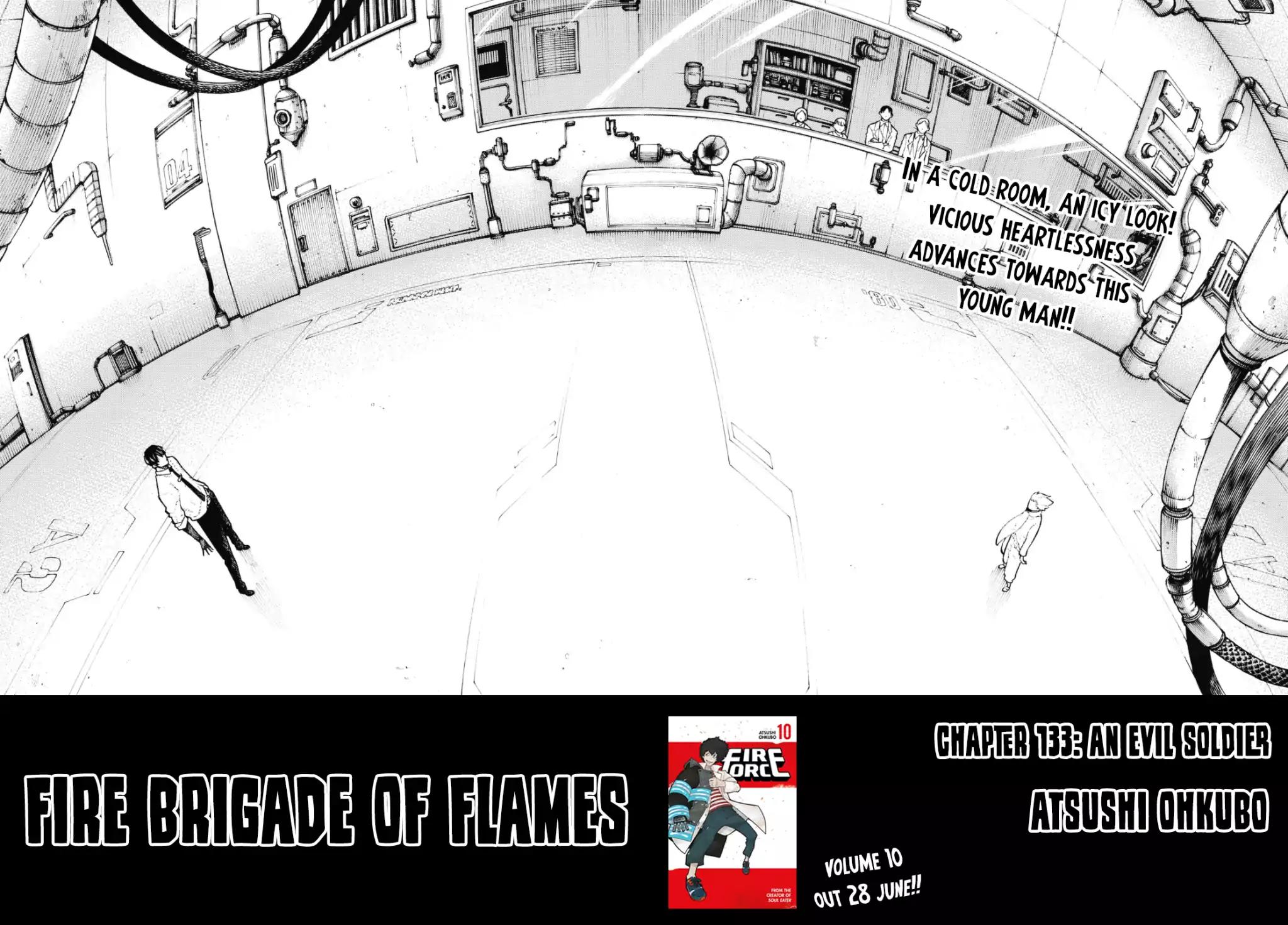 Enen no Shouboutai Chapter 133 page 3 - Chapter 133: An Evil Soldier