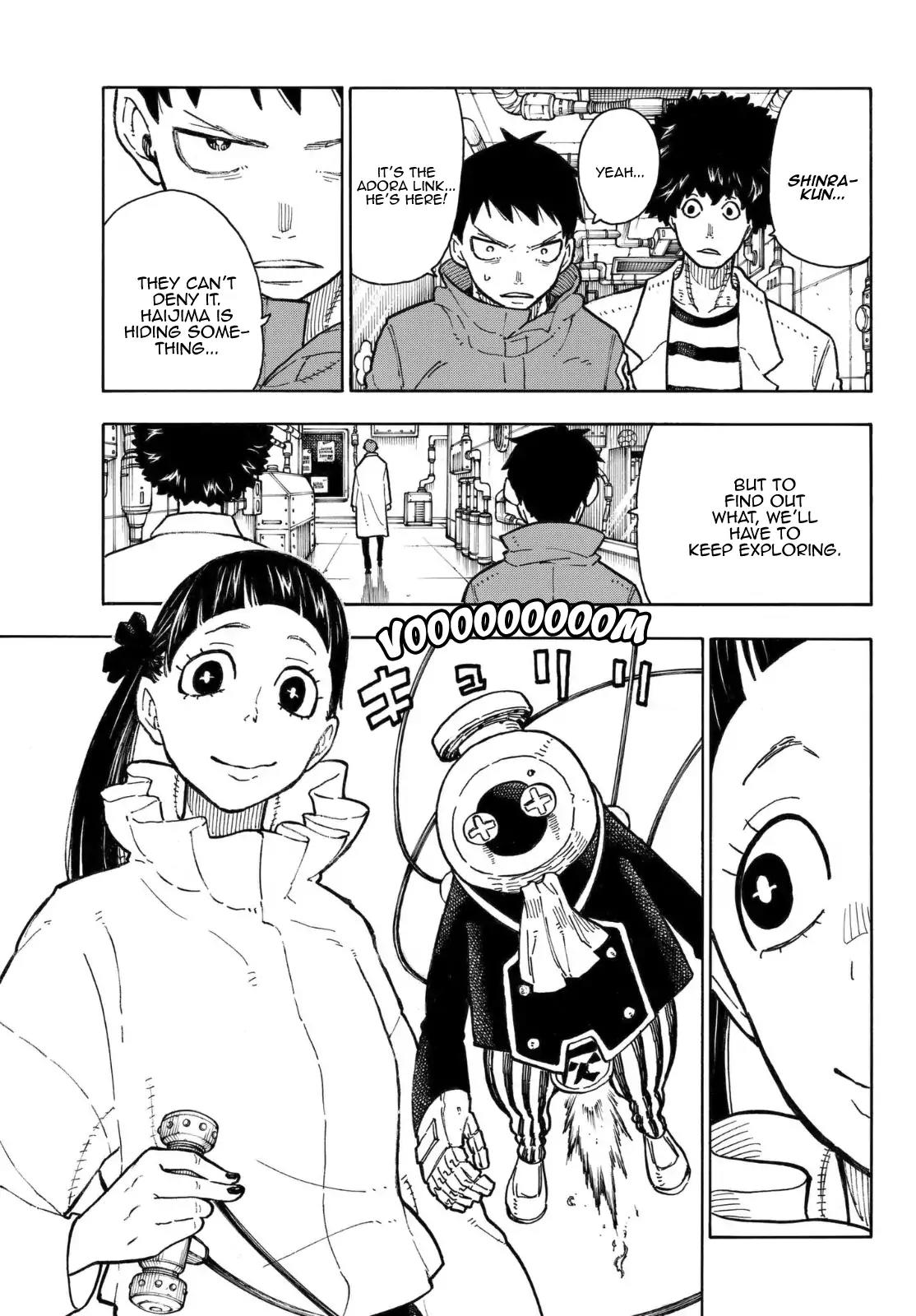 Enen no Shouboutai Chapter 134 page 12 - Chapter 134: The Story Behind the Miniature Garden