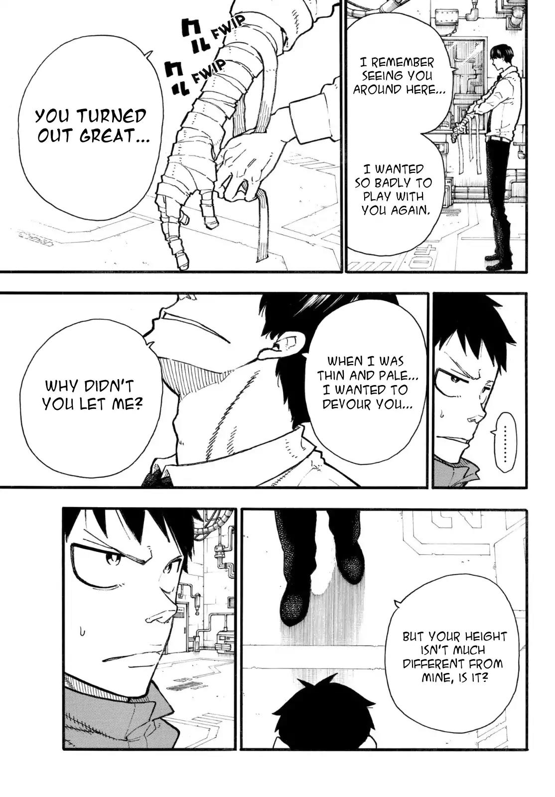 Enen no Shouboutai Chapter 134 page 16 - Chapter 134: The Story Behind the Miniature Garden