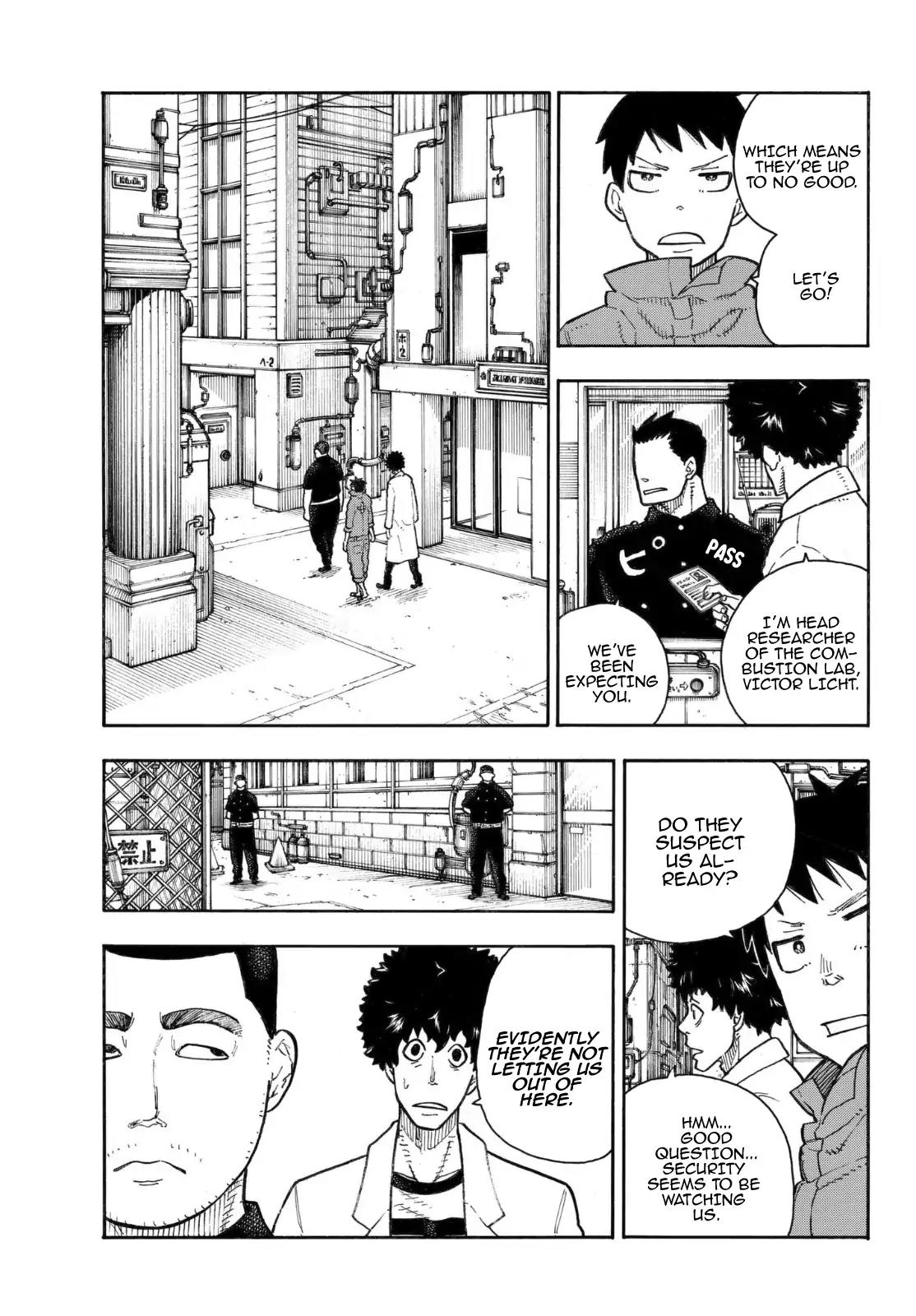 Enen no Shouboutai Chapter 134 page 4 - Chapter 134: The Story Behind the Miniature Garden
