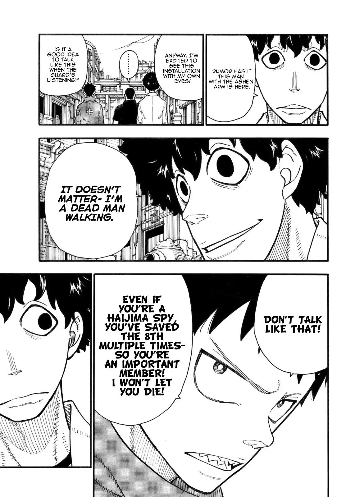 Enen no Shouboutai Chapter 134 page 6 - Chapter 134: The Story Behind the Miniature Garden