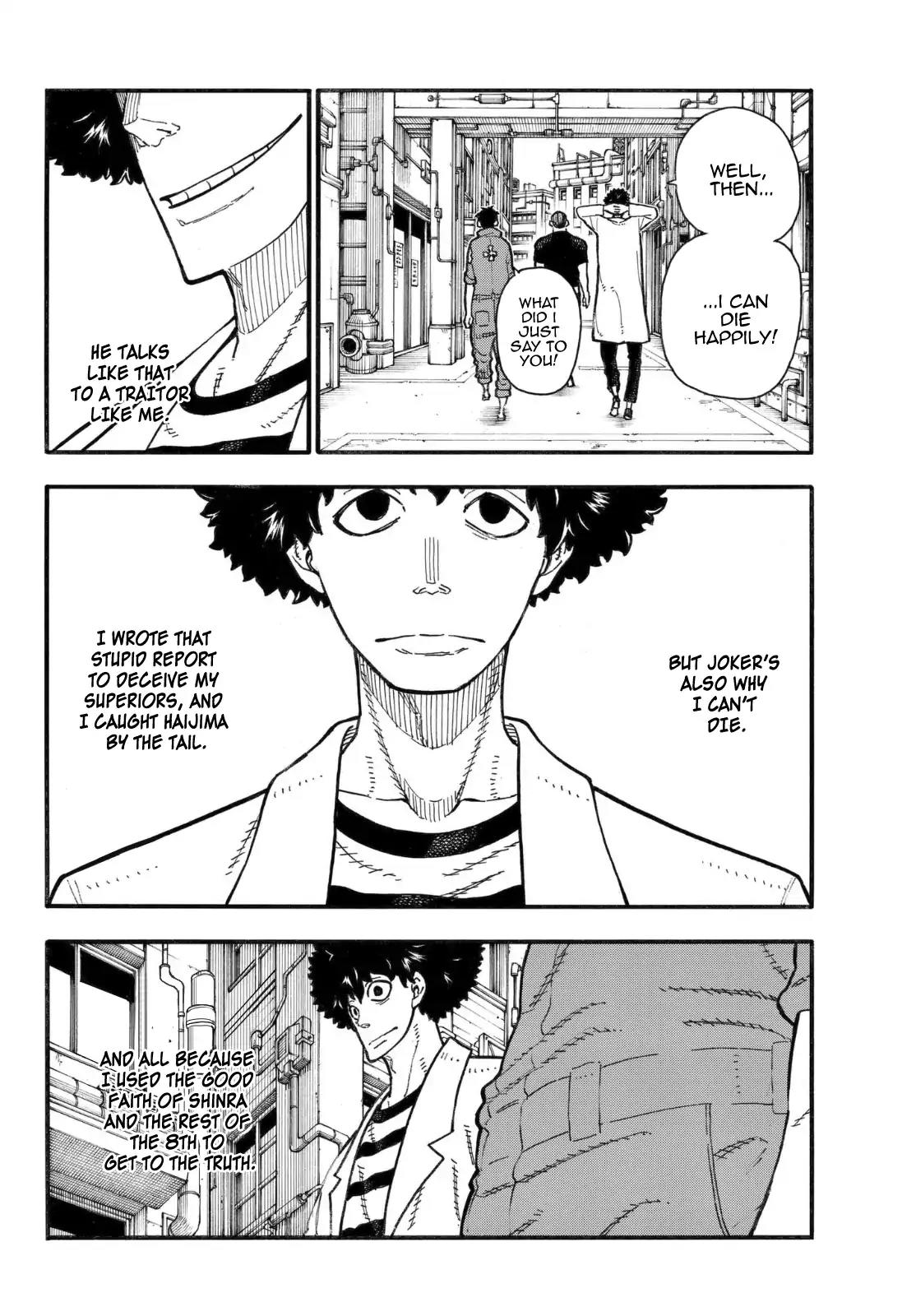 Enen no Shouboutai Chapter 134 page 7 - Chapter 134: The Story Behind the Miniature Garden