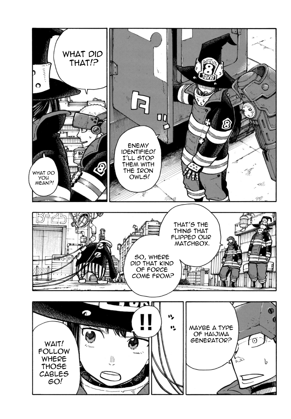 Enen no Shouboutai Chapter 136 page 15 - Chapter 136: Deathmatch in the Enemy Camp