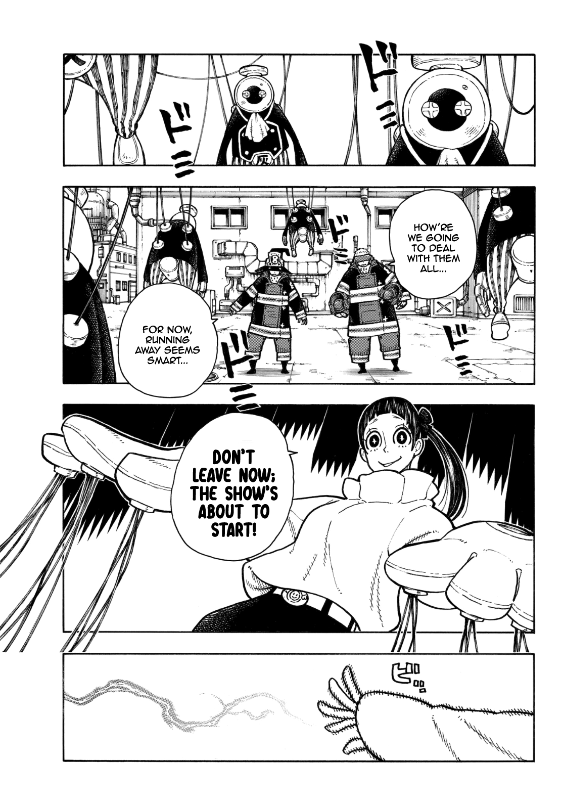Enen no Shouboutai Chapter 139 page 15 - Chapter 139: Triple Melee