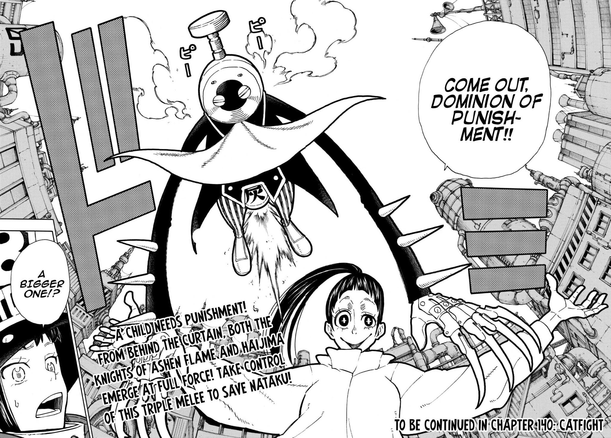 Enen no Shouboutai Chapter 139 page 20 - Chapter 139: Triple Melee
