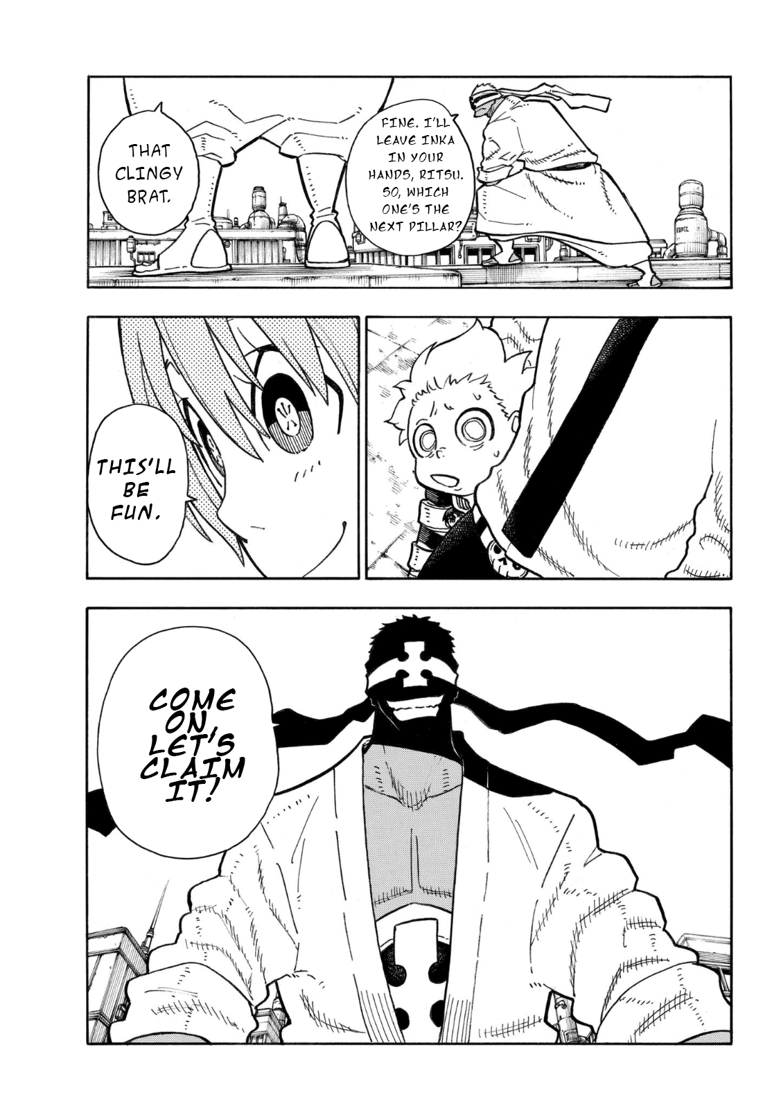 Enen no Shouboutai Chapter 139 page 7 - Chapter 139: Triple Melee