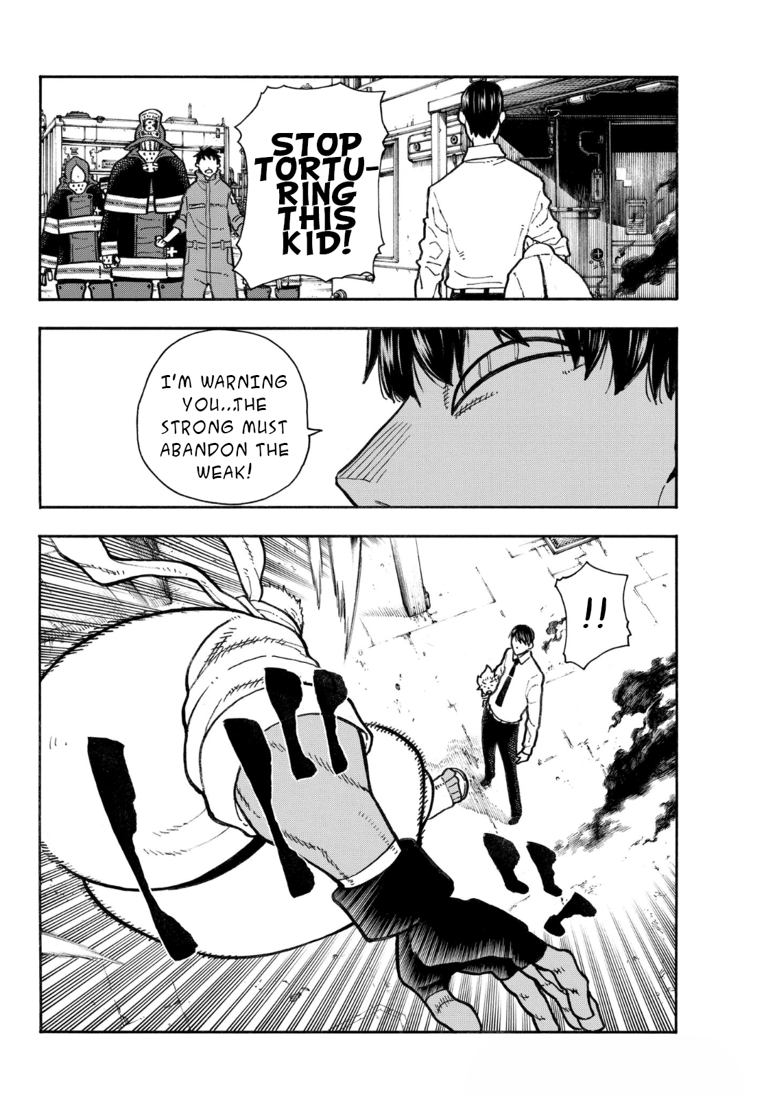 Enen no Shouboutai Chapter 139 page 8 - Chapter 139: Triple Melee