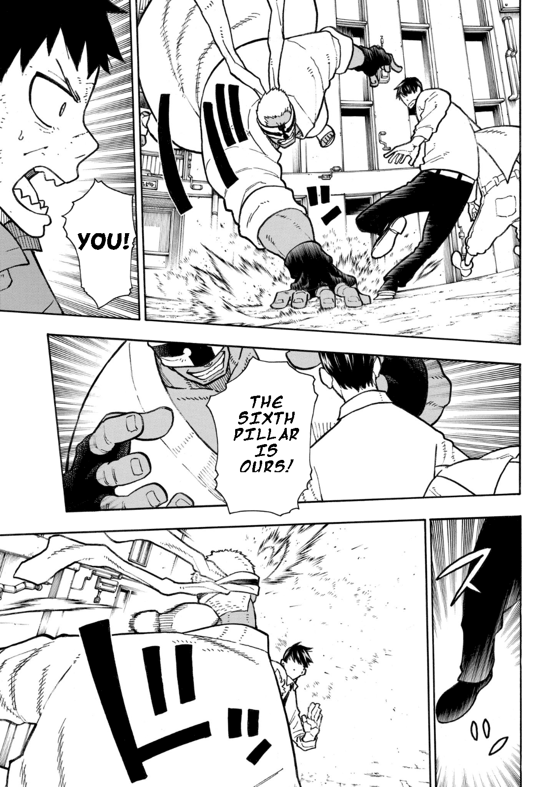 Enen no Shouboutai Chapter 139 page 9 - Chapter 139: Triple Melee