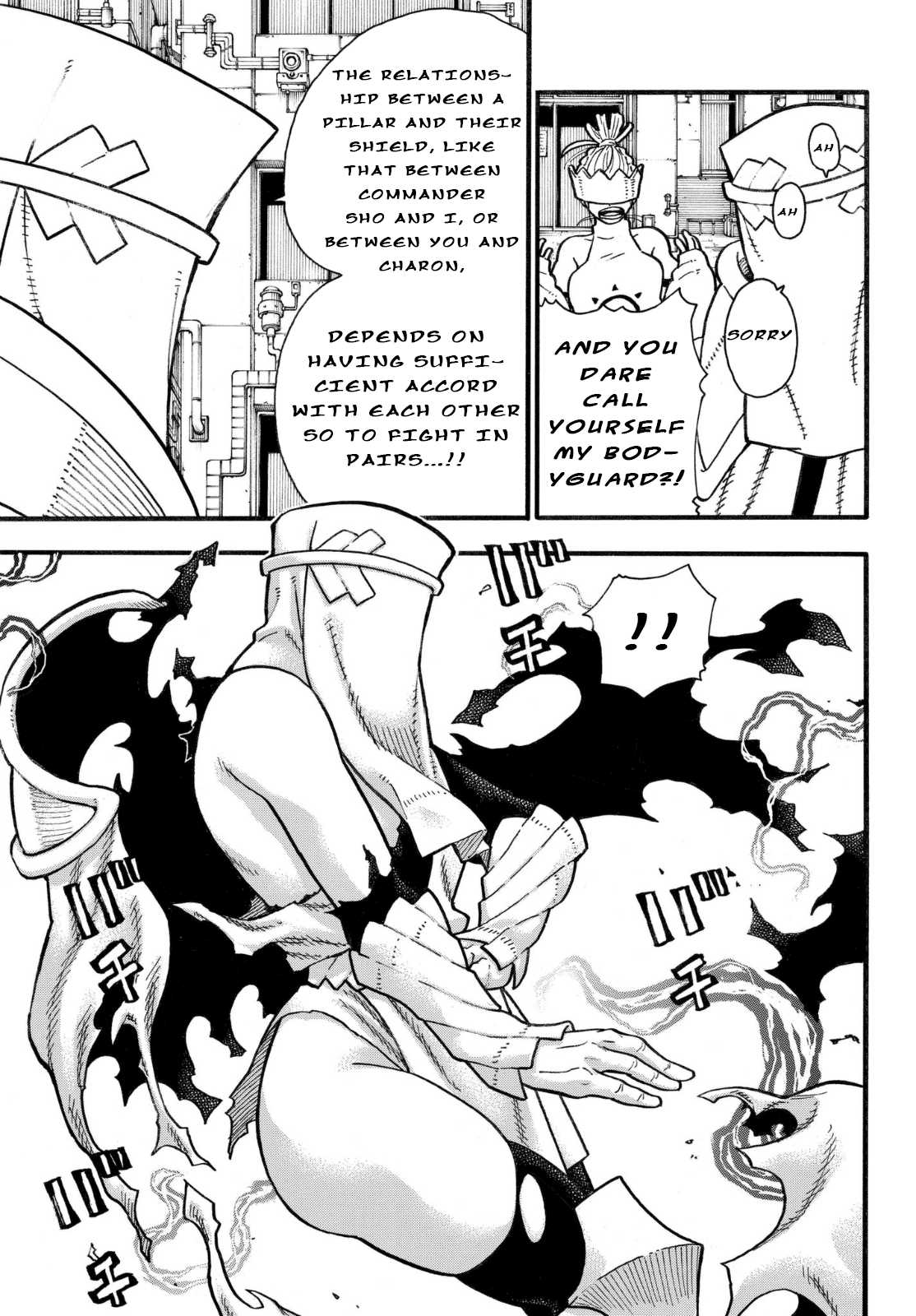 Enen no Shouboutai Chapter 140 page 11 - Chapter 140: Catfight