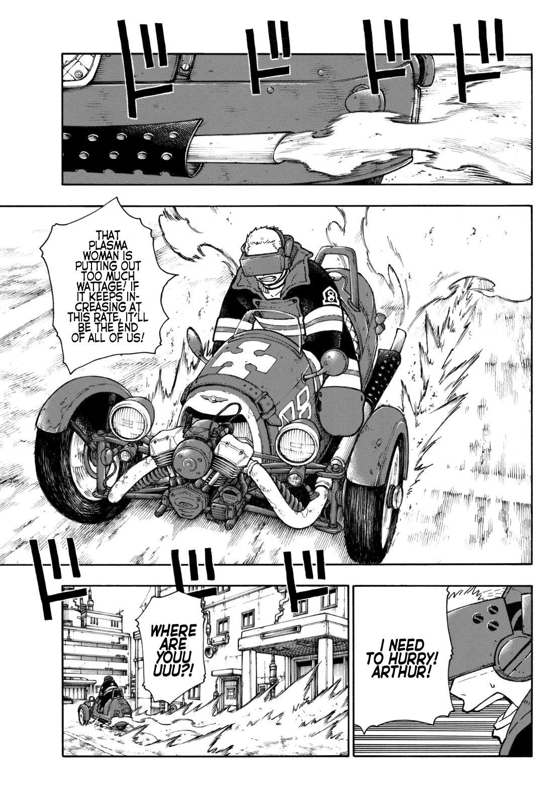Enen no Shouboutai Chapter 140 page 15 - Chapter 140: Catfight