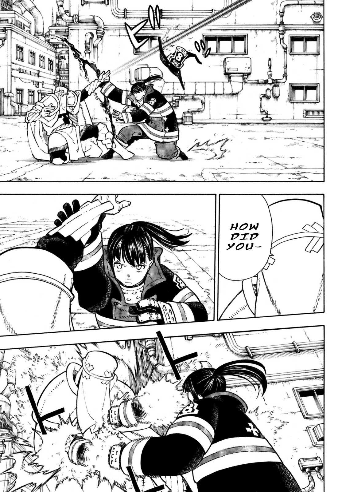 Enen no Shouboutai Chapter 140 page 7 - Chapter 140: Catfight