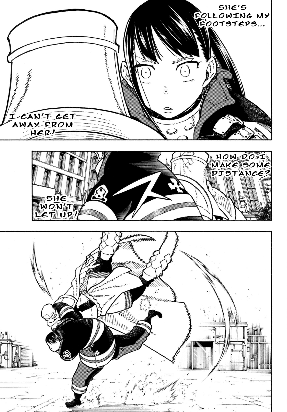 Enen no Shouboutai Chapter 140 page 9 - Chapter 140: Catfight