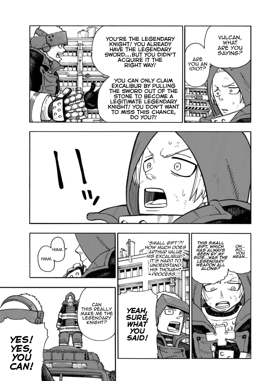 Enen no Shouboutai Chapter 143 page 10 - Chapter 143: The Legend of the Legendary Holy Sword