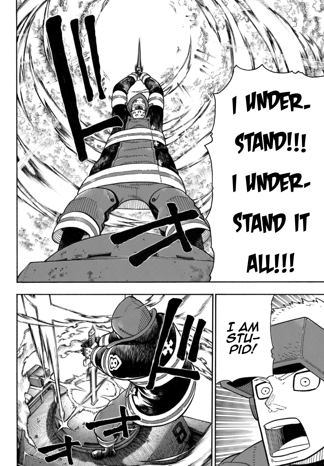 Enen no Shouboutai Chapter 143 page 11 - Chapter 143: The Legend of the Legendary Holy Sword