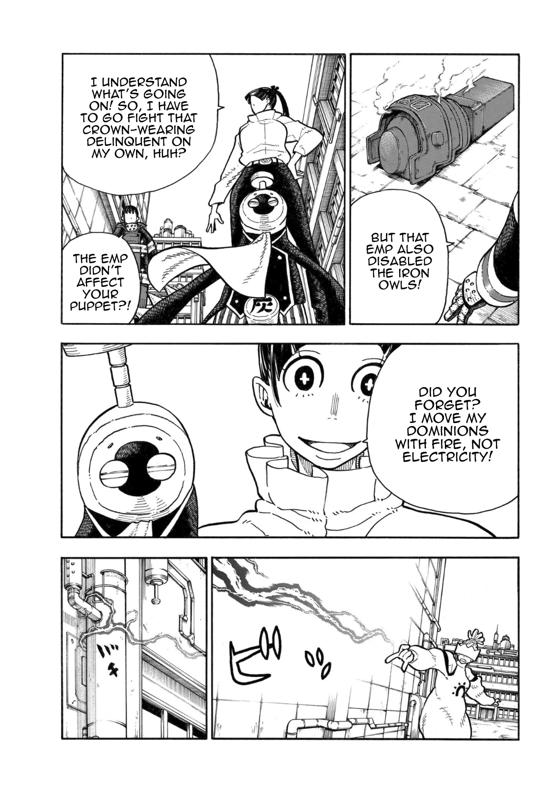 Enen no Shouboutai Chapter 143 page 14 - Chapter 143: The Legend of the Legendary Holy Sword