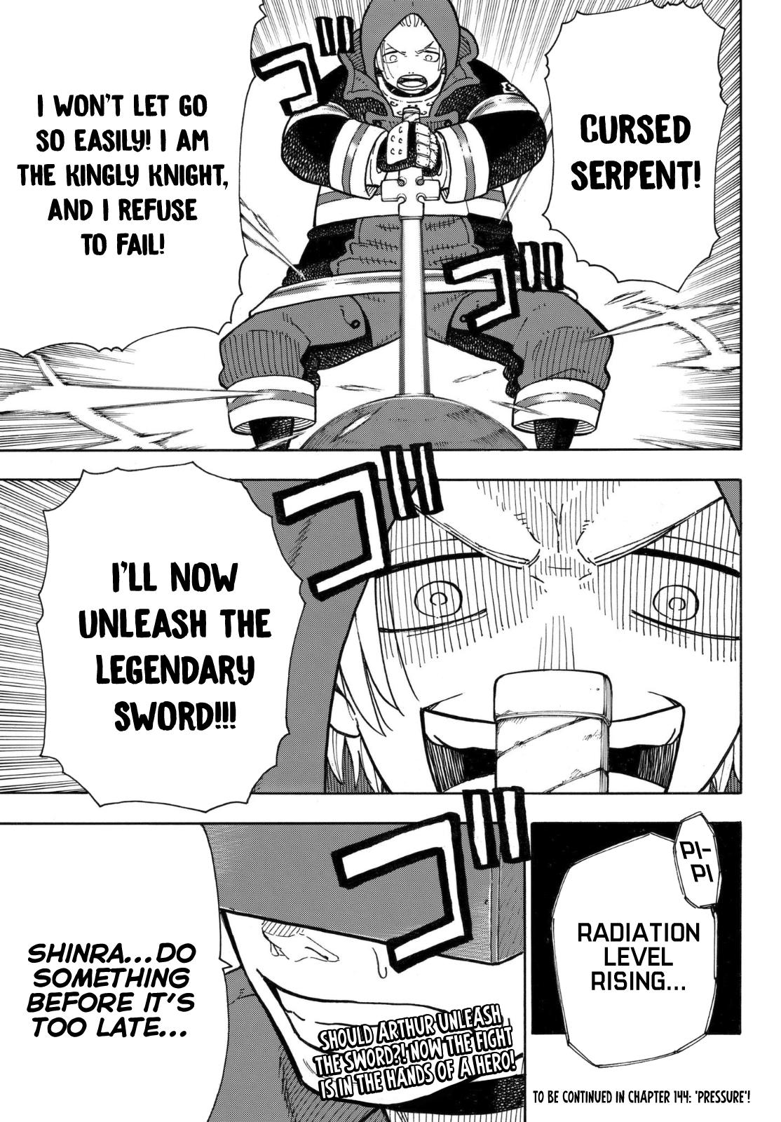 Enen no Shouboutai Chapter 143 page 20 - Chapter 143: The Legend of the Legendary Holy Sword