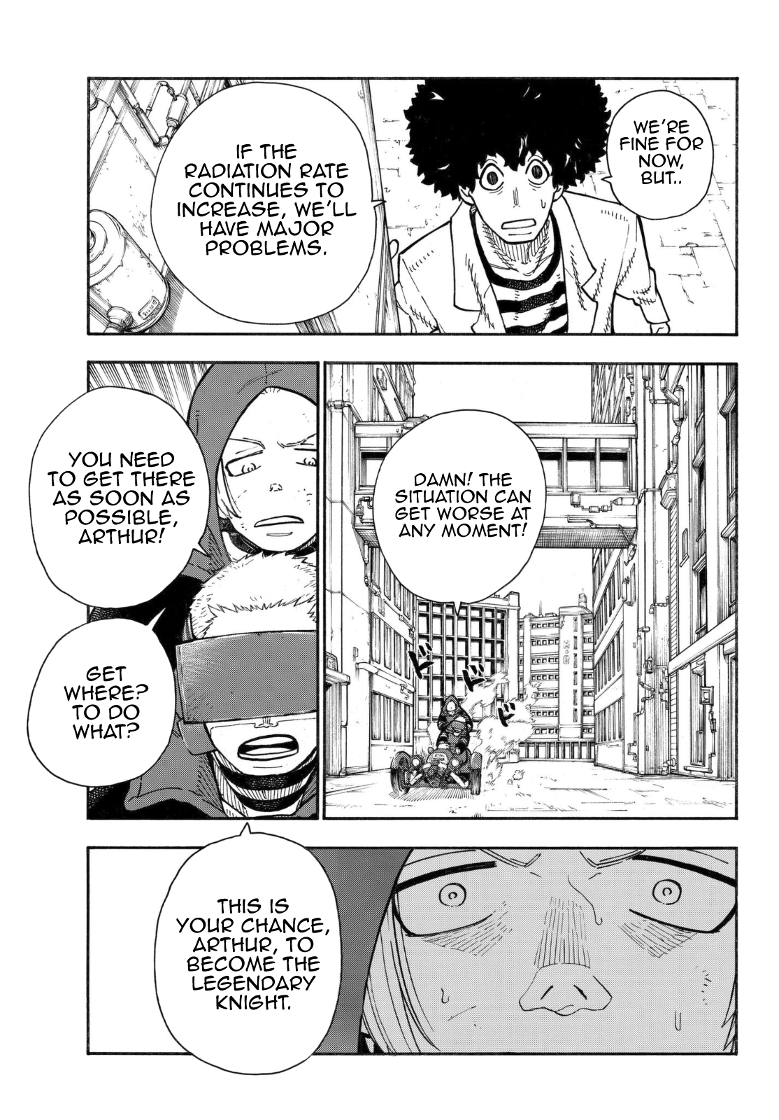 Enen no Shouboutai Chapter 143 page 6 - Chapter 143: The Legend of the Legendary Holy Sword