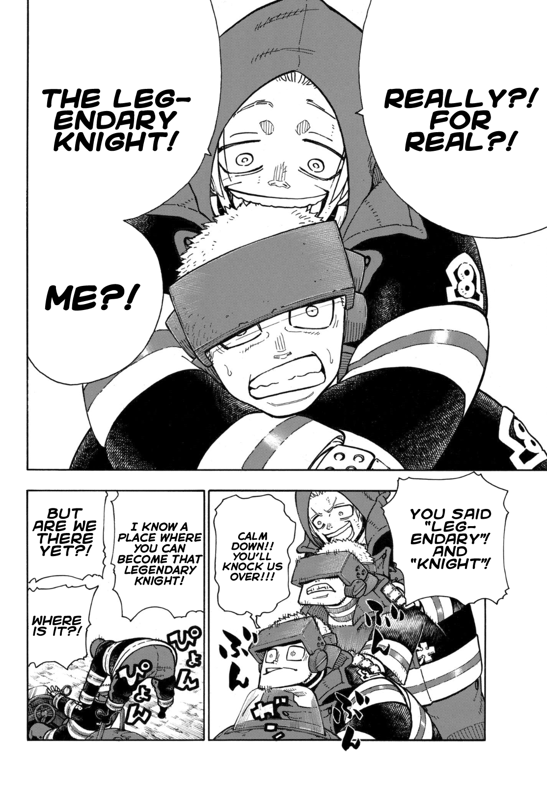 Enen no Shouboutai Chapter 143 page 7 - Chapter 143: The Legend of the Legendary Holy Sword