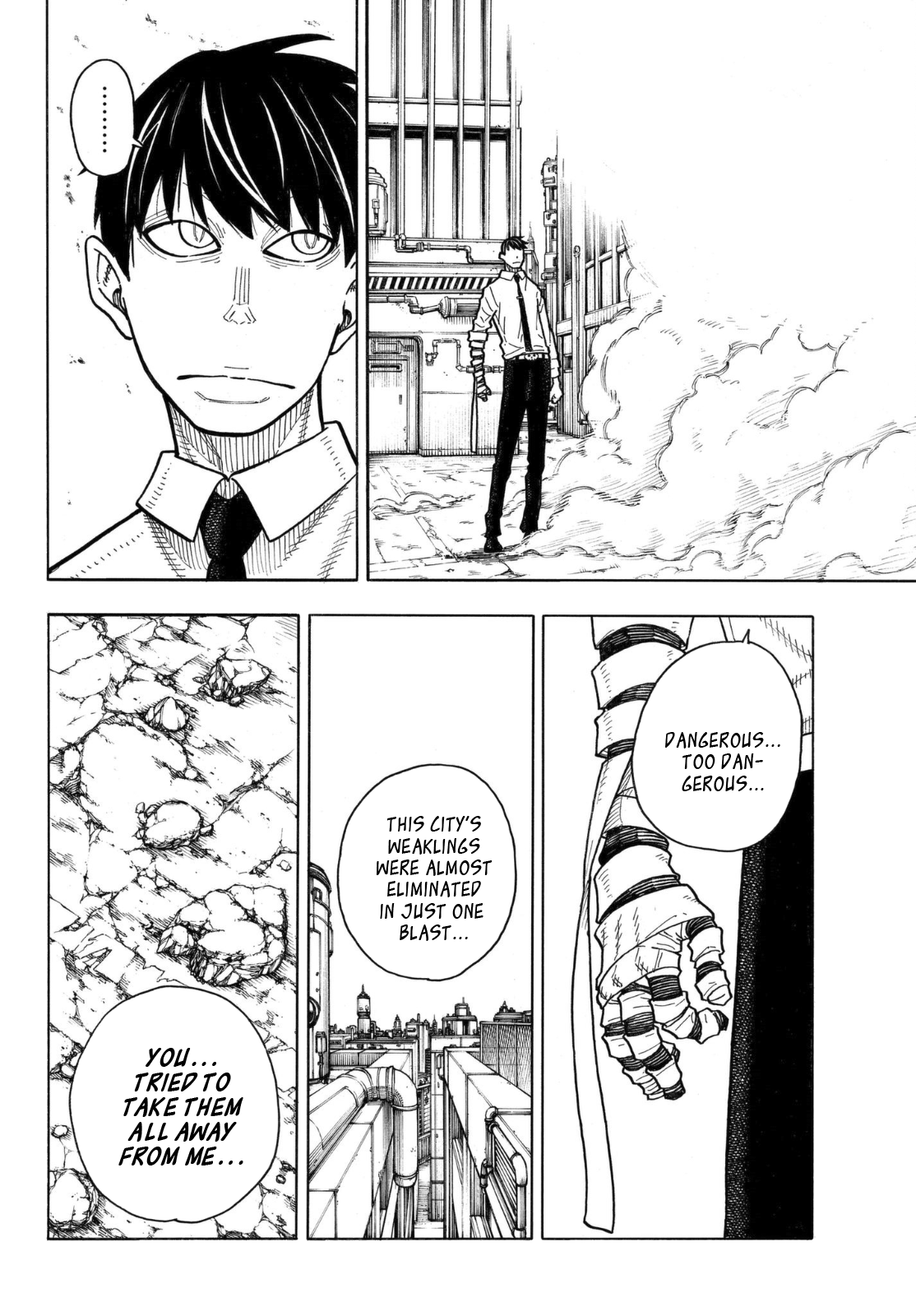 Enen no Shouboutai Chapter 145 page 16 - Chapter 145: Human Shield