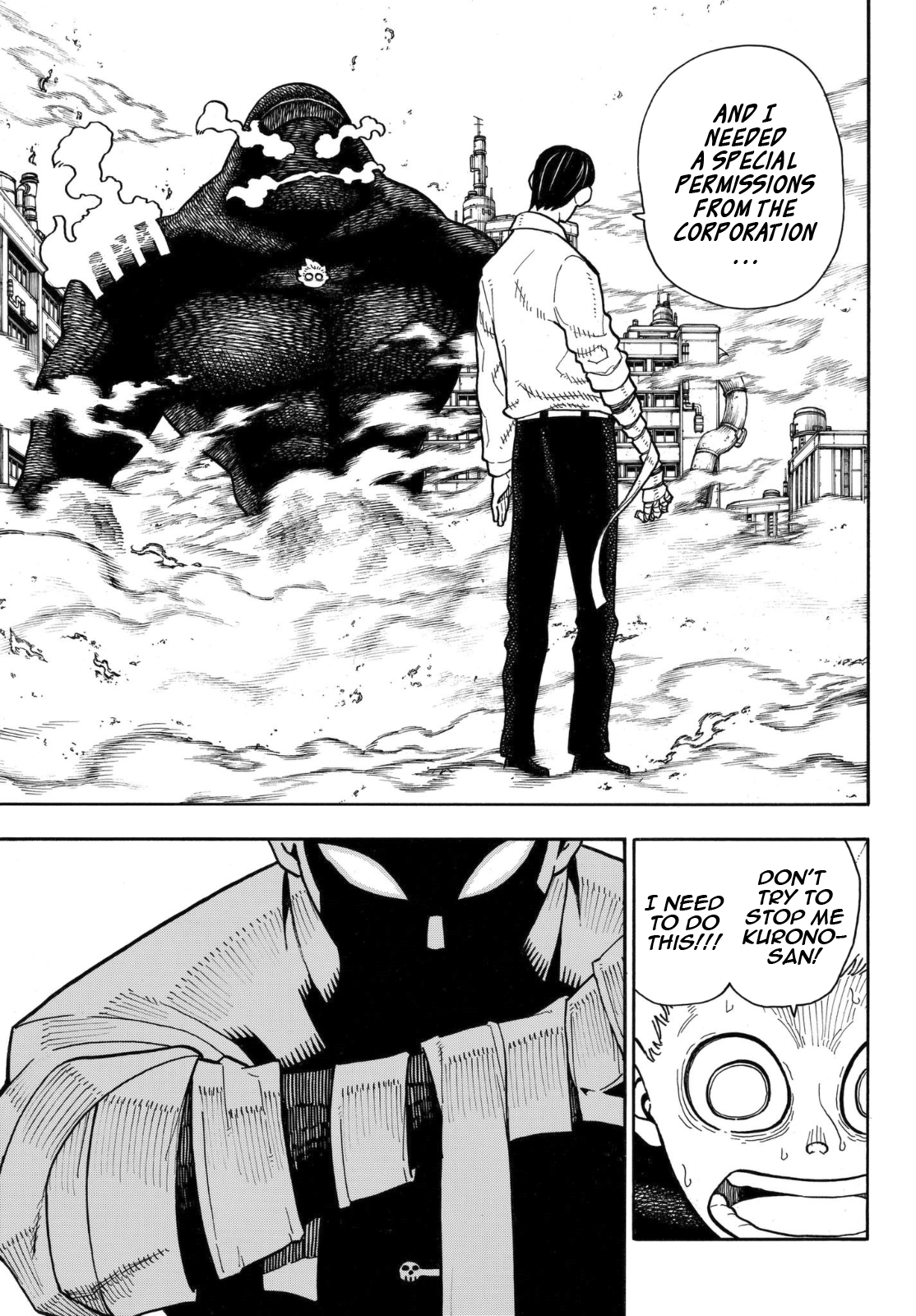 Enen no Shouboutai Chapter 145 page 17 - Chapter 145: Human Shield