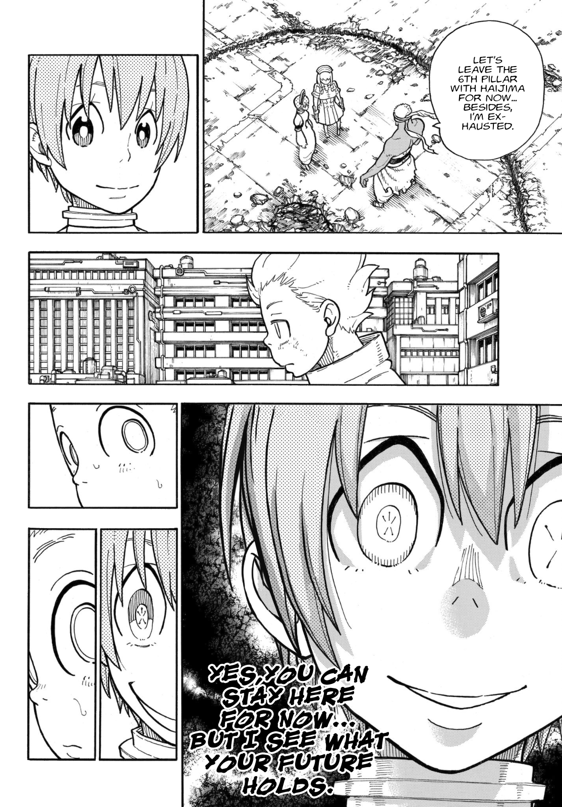 Enen no Shouboutai Chapter 146 page 15 - Chapter 146: Boys, Be Weak