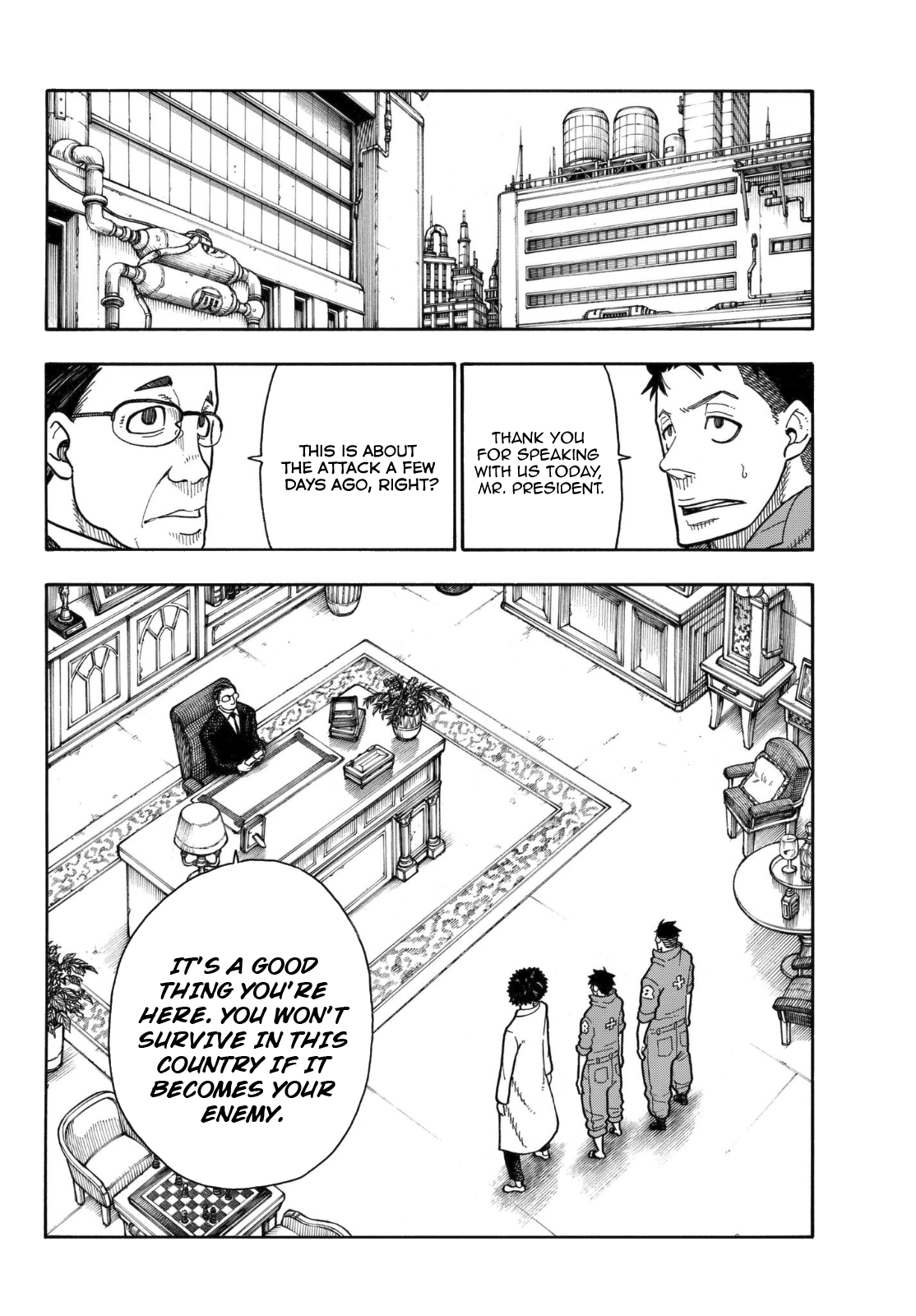 Enen no Shouboutai Chapter 147 page 3 - Chapter 147: Oath