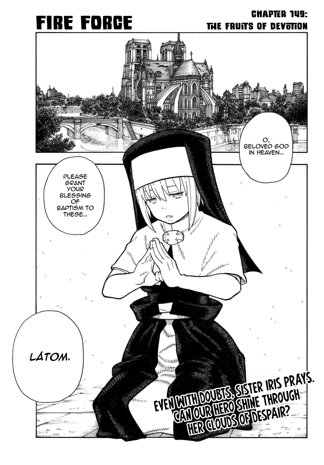 Enen no Shouboutai Chapter 149 page 1 - Chapter 149: The Fruits of Devotion