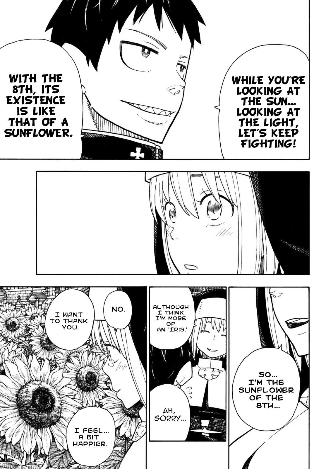 Enen no Shouboutai Chapter 150 page 14 - Chapter 150: Sunflower