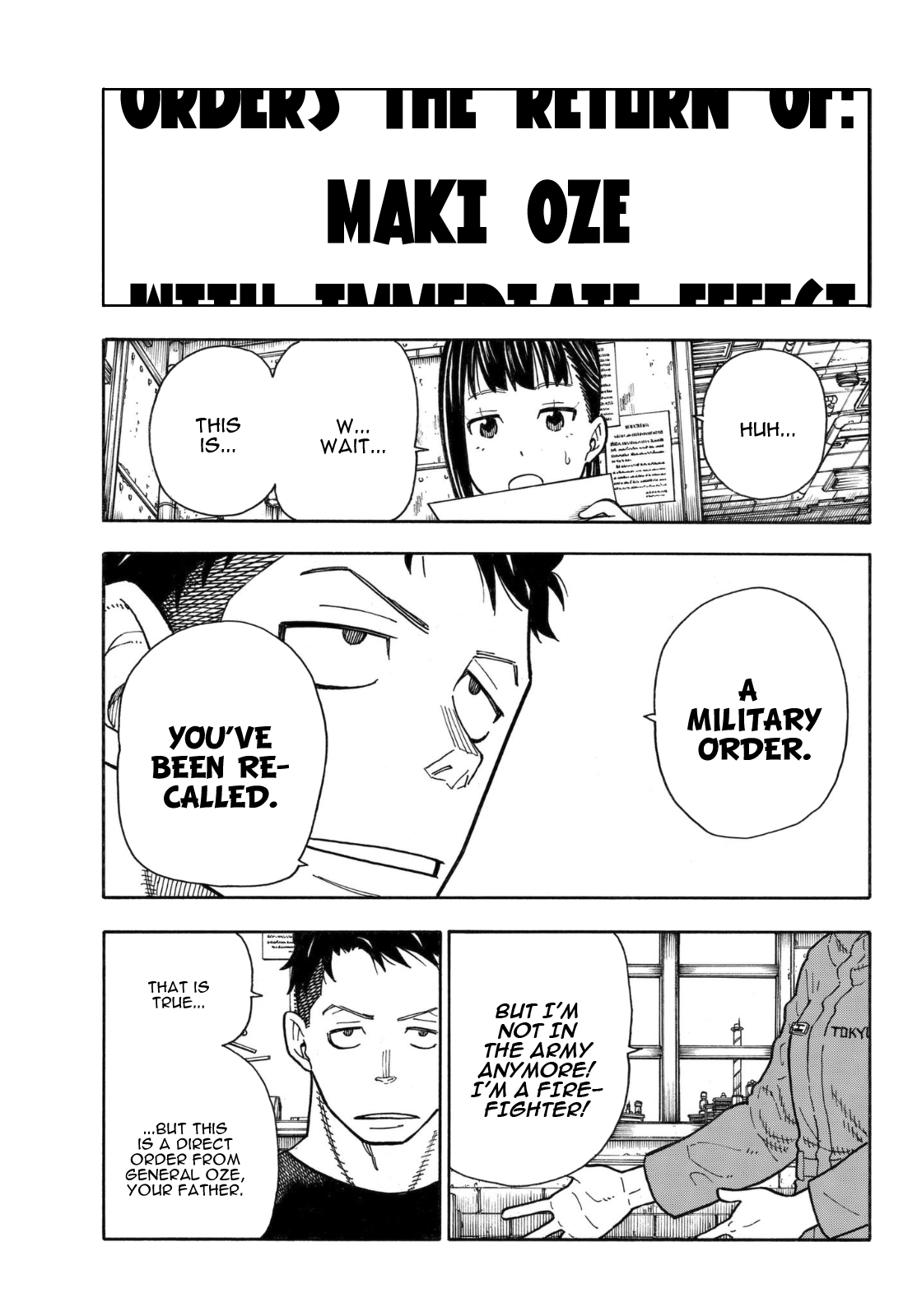 Enen no Shouboutai Chapter 153 page 18 - Chapter 153: Order