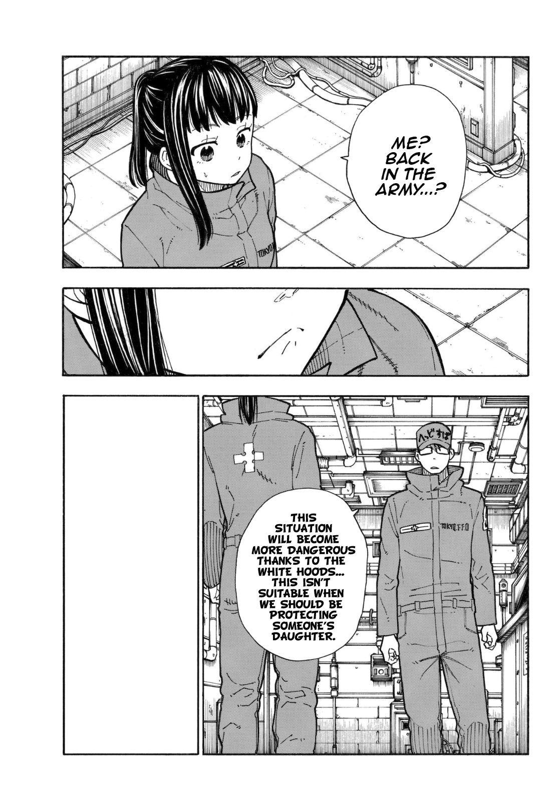 Enen no Shouboutai Chapter 154 page 4 - Chapter 154: The Path I Chose