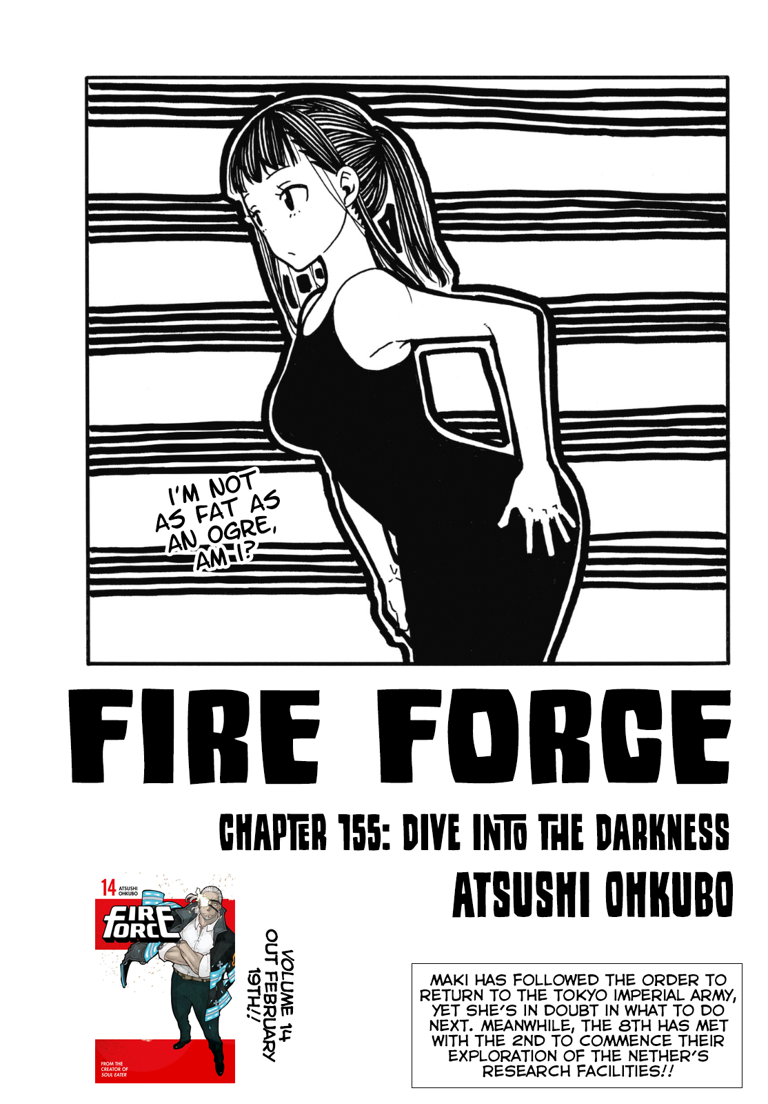 Enen no Shouboutai Chapter 155 page 1 - Chapter 155: Dive into the Darkness