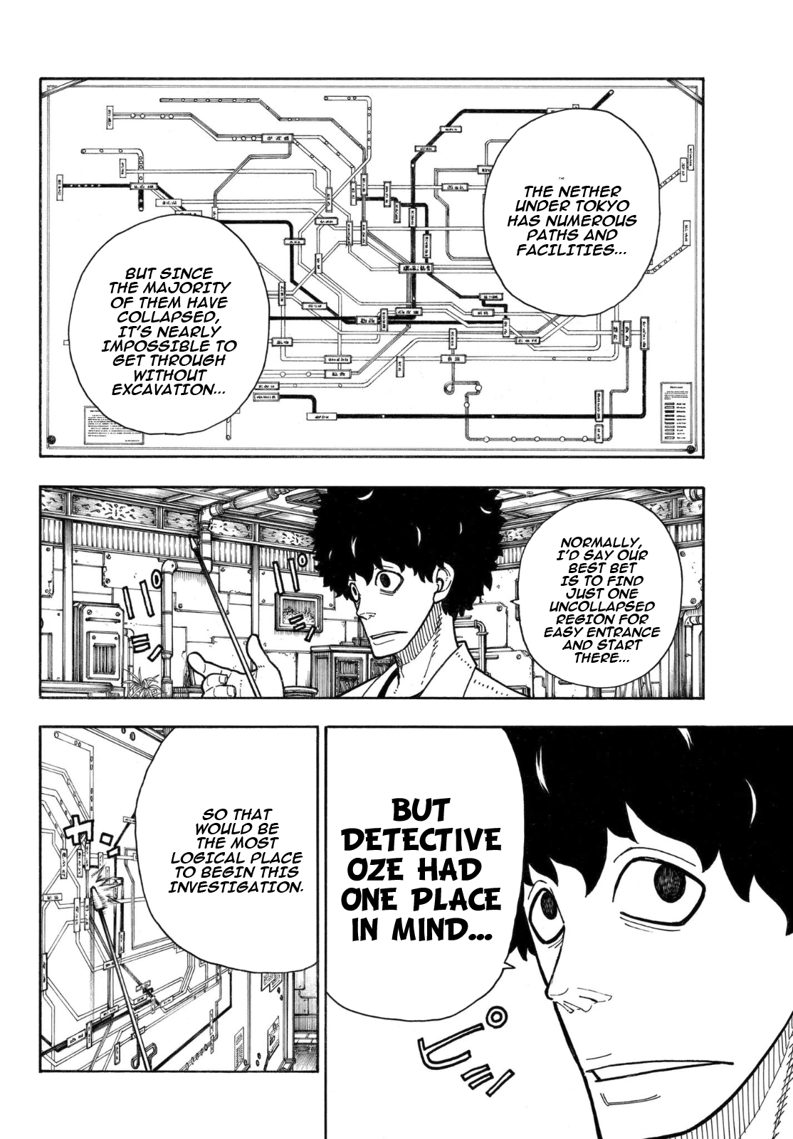 Enen no Shouboutai Chapter 155 page 3 - Chapter 155: Dive into the Darkness