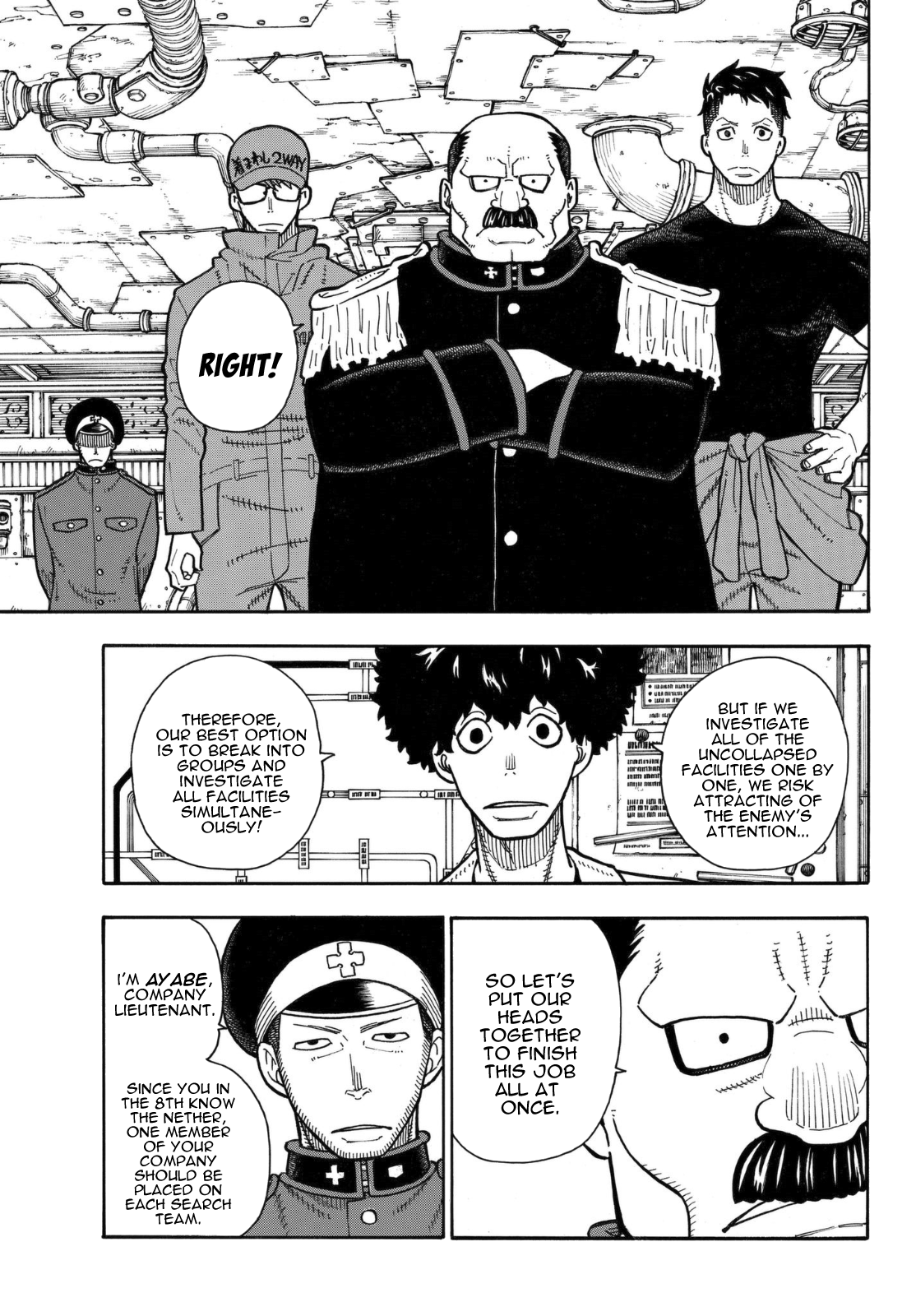 Enen no Shouboutai Chapter 155 page 4 - Chapter 155: Dive into the Darkness