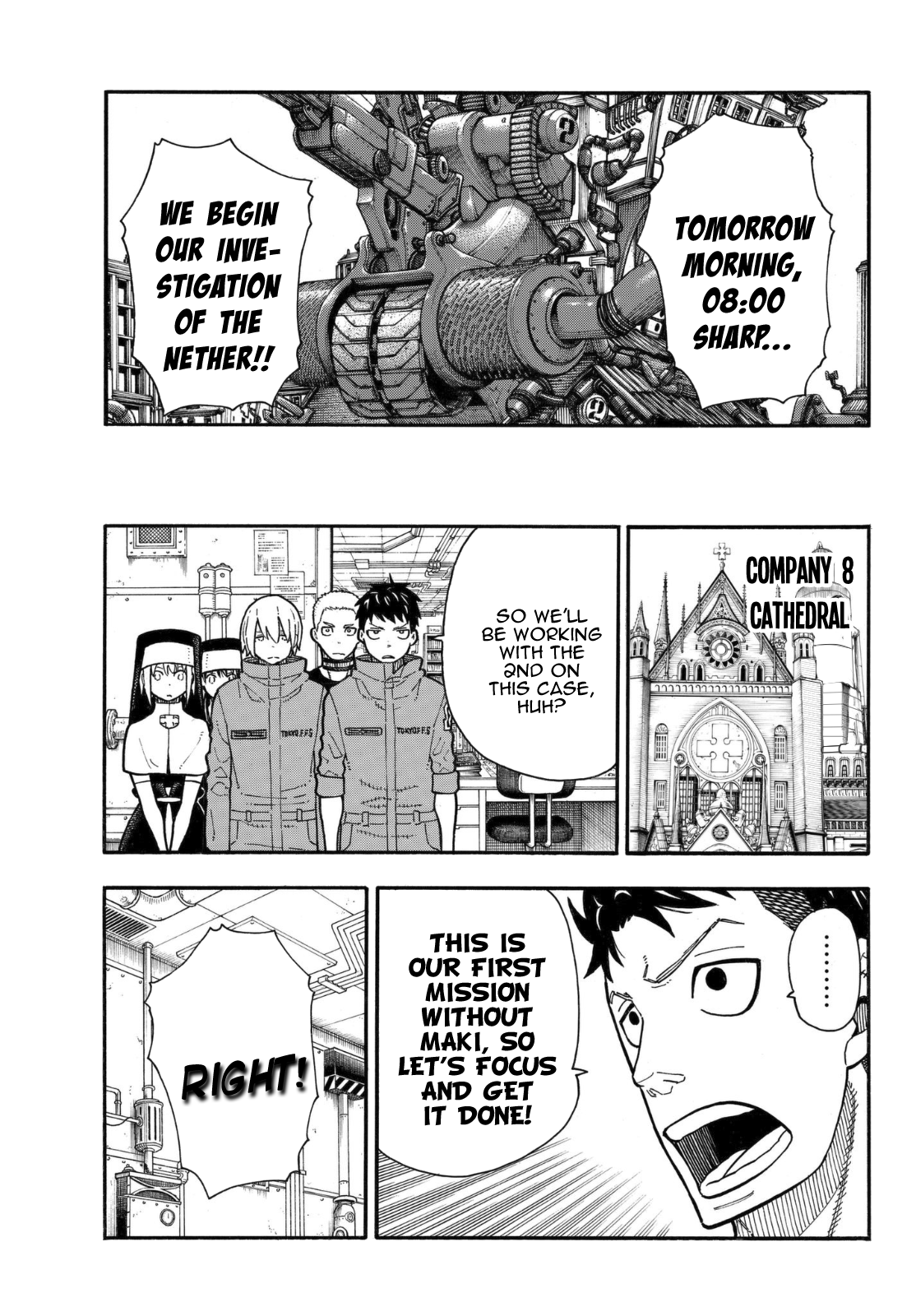 Enen no Shouboutai Chapter 155 page 6 - Chapter 155: Dive into the Darkness