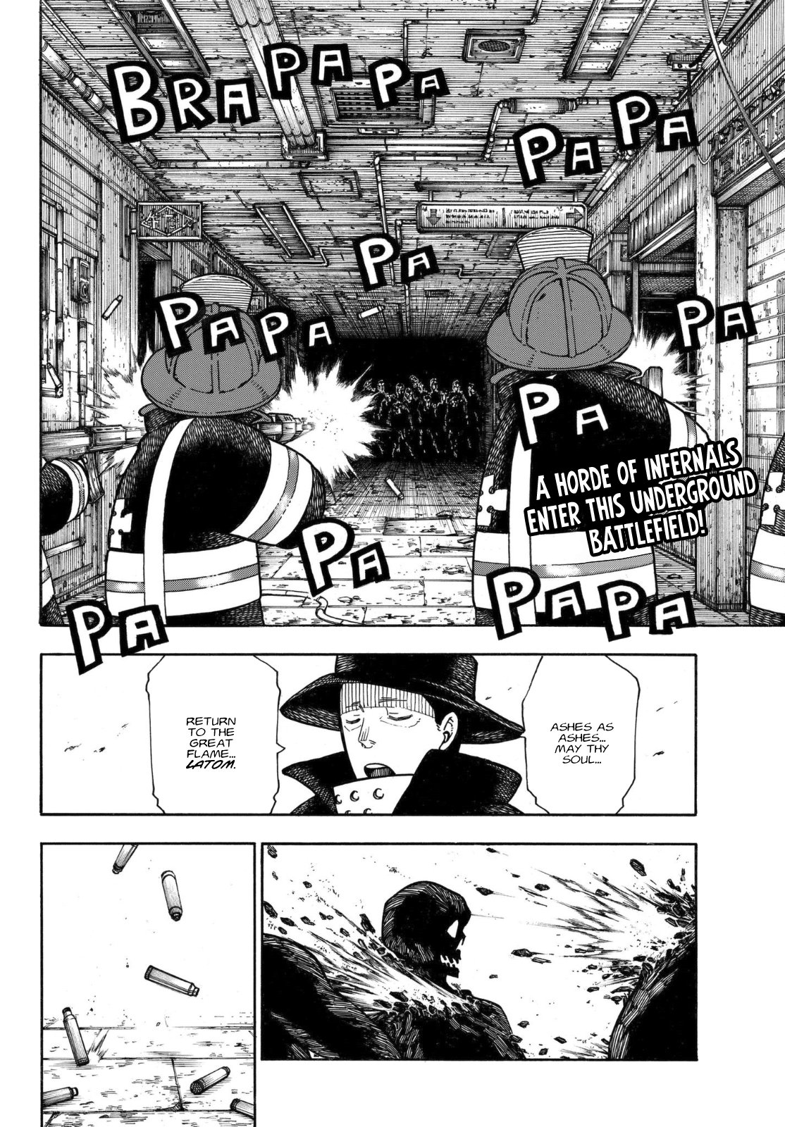 Enen no Shouboutai Chapter 156 page 3 - Chapter 156: Flag