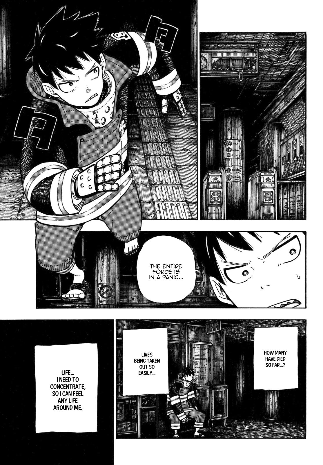 Enen no Shouboutai Chapter 159 page 14 - Chapter 159: Enemy en Route