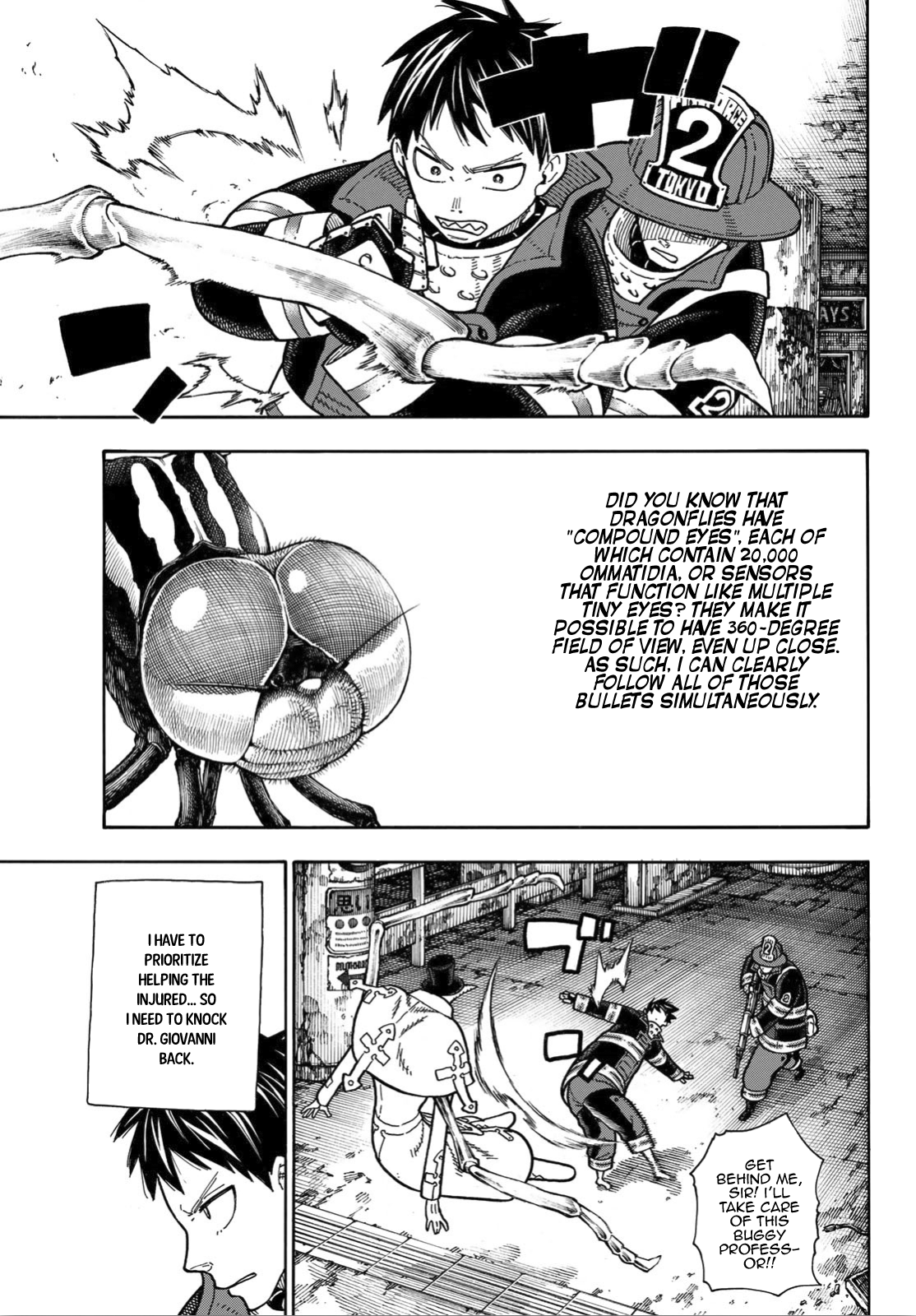 Enen no Shouboutai Chapter 160 page 10 - Chapter 160: Man and Bug, Combined Forces