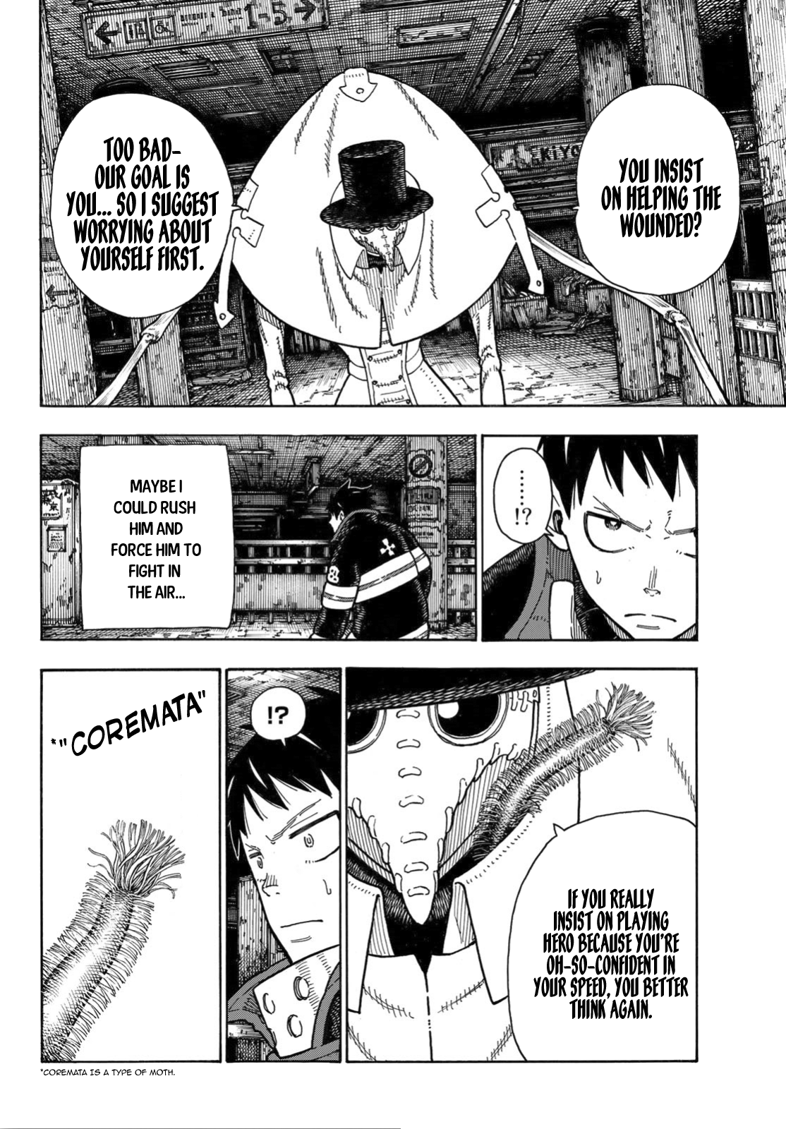 Enen no Shouboutai Chapter 160 page 11 - Chapter 160: Man and Bug, Combined Forces