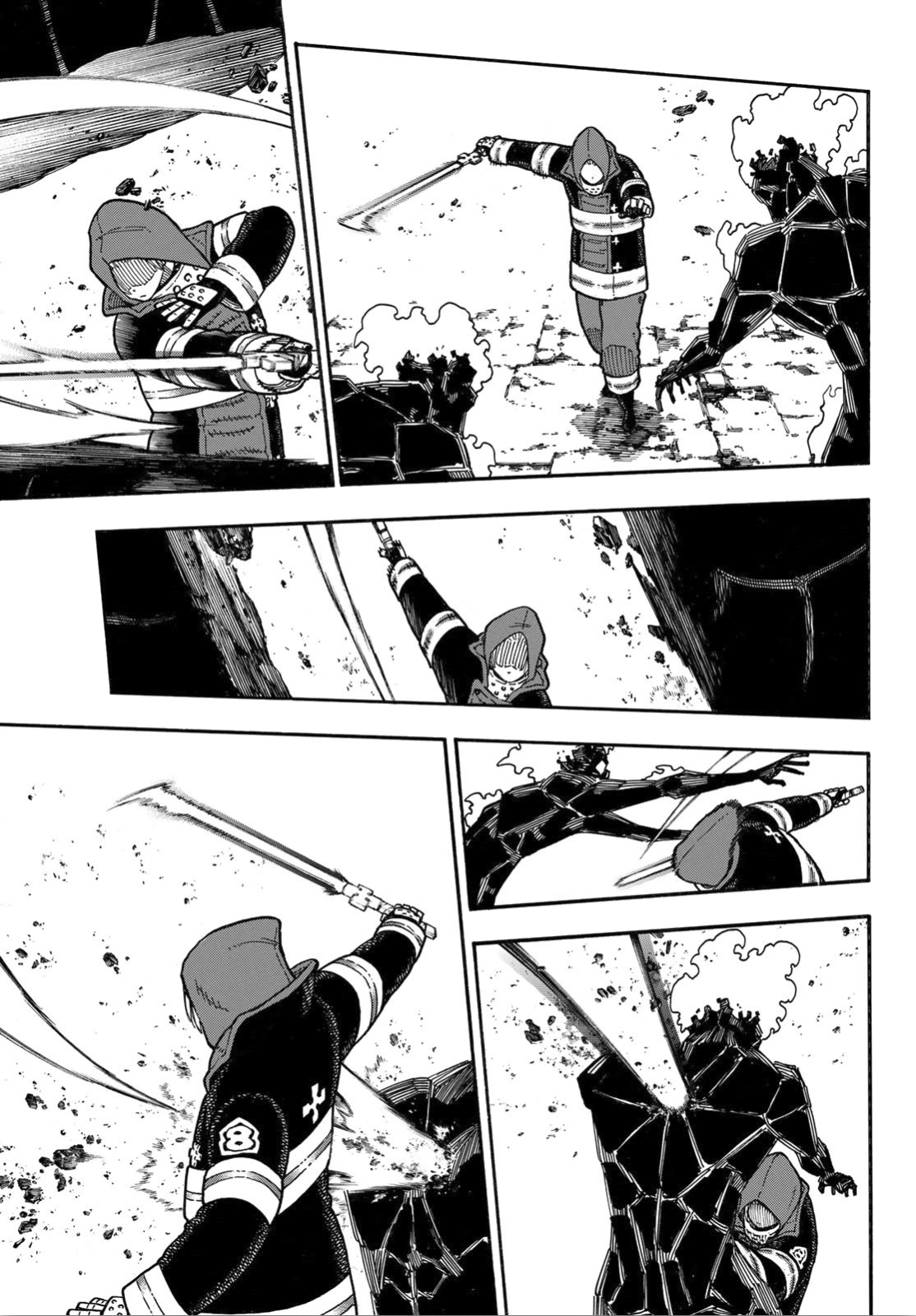 Enen no Shouboutai Chapter 160 page 16 - Chapter 160: Man and Bug, Combined Forces
