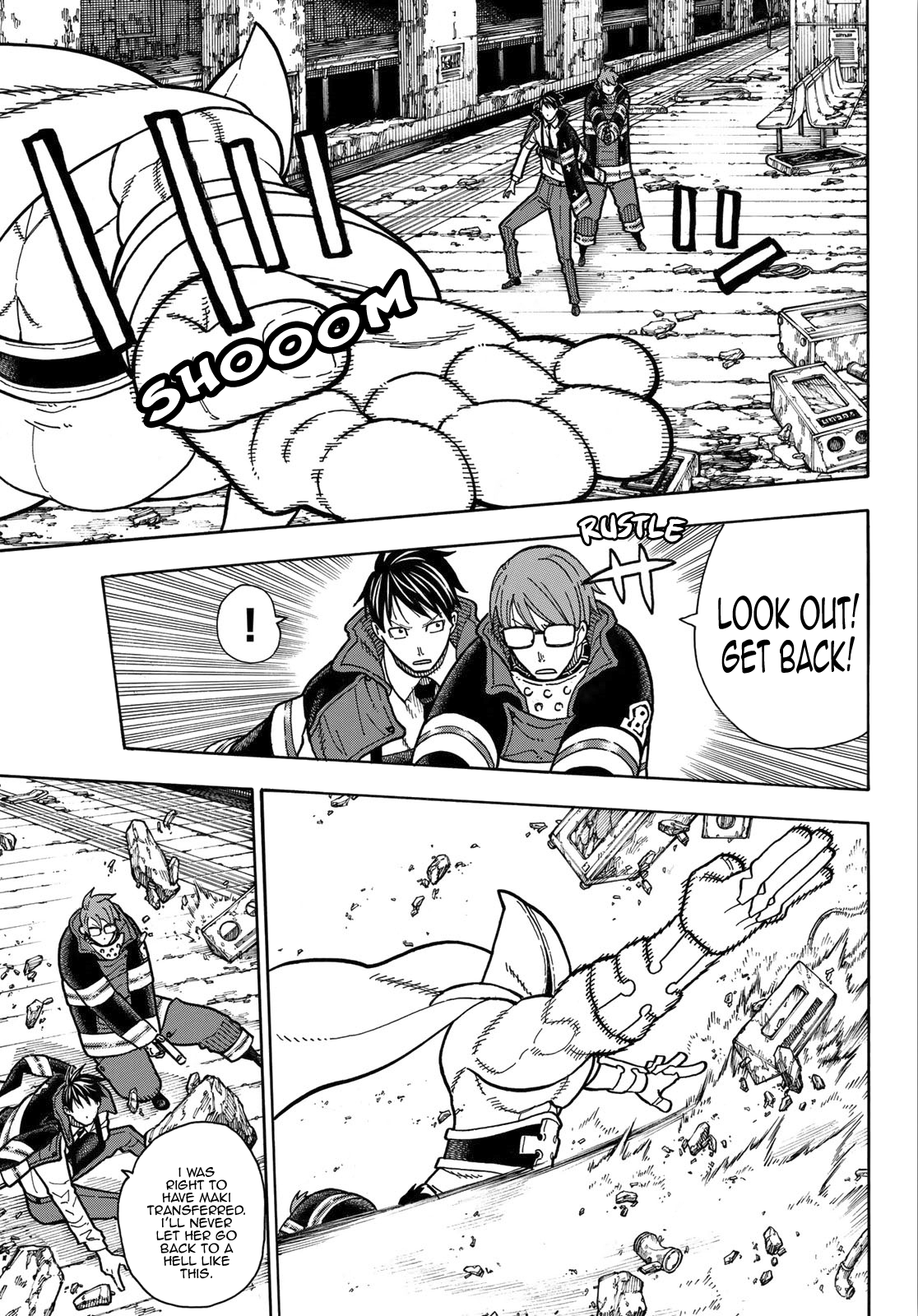 Enen no Shouboutai Chapter 161 page 15 - Chapter 161: Quarrel Battle