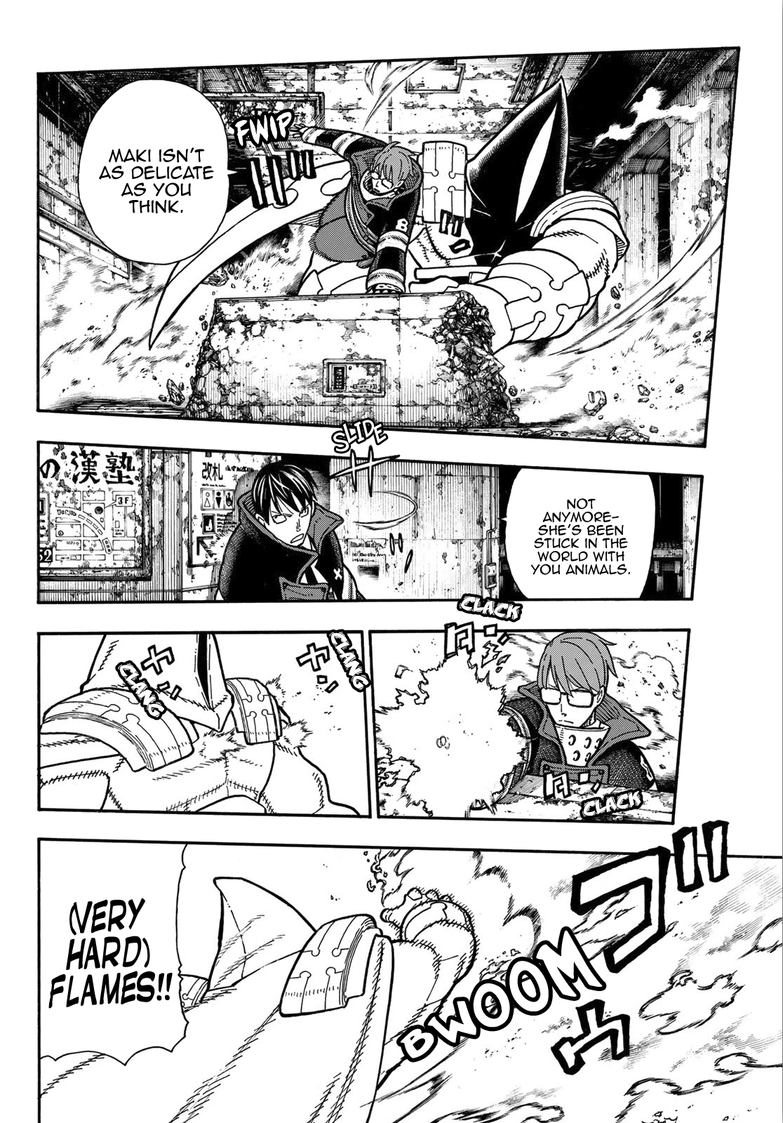 Enen no Shouboutai Chapter 161 page 16 - Chapter 161: Quarrel Battle