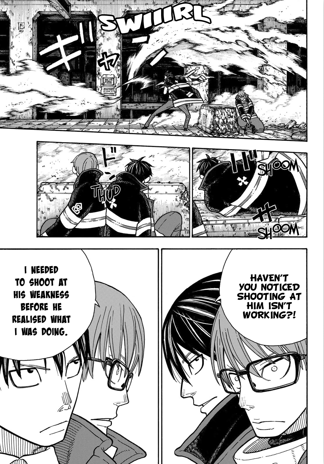 Enen no Shouboutai Chapter 161 page 17 - Chapter 161: Quarrel Battle