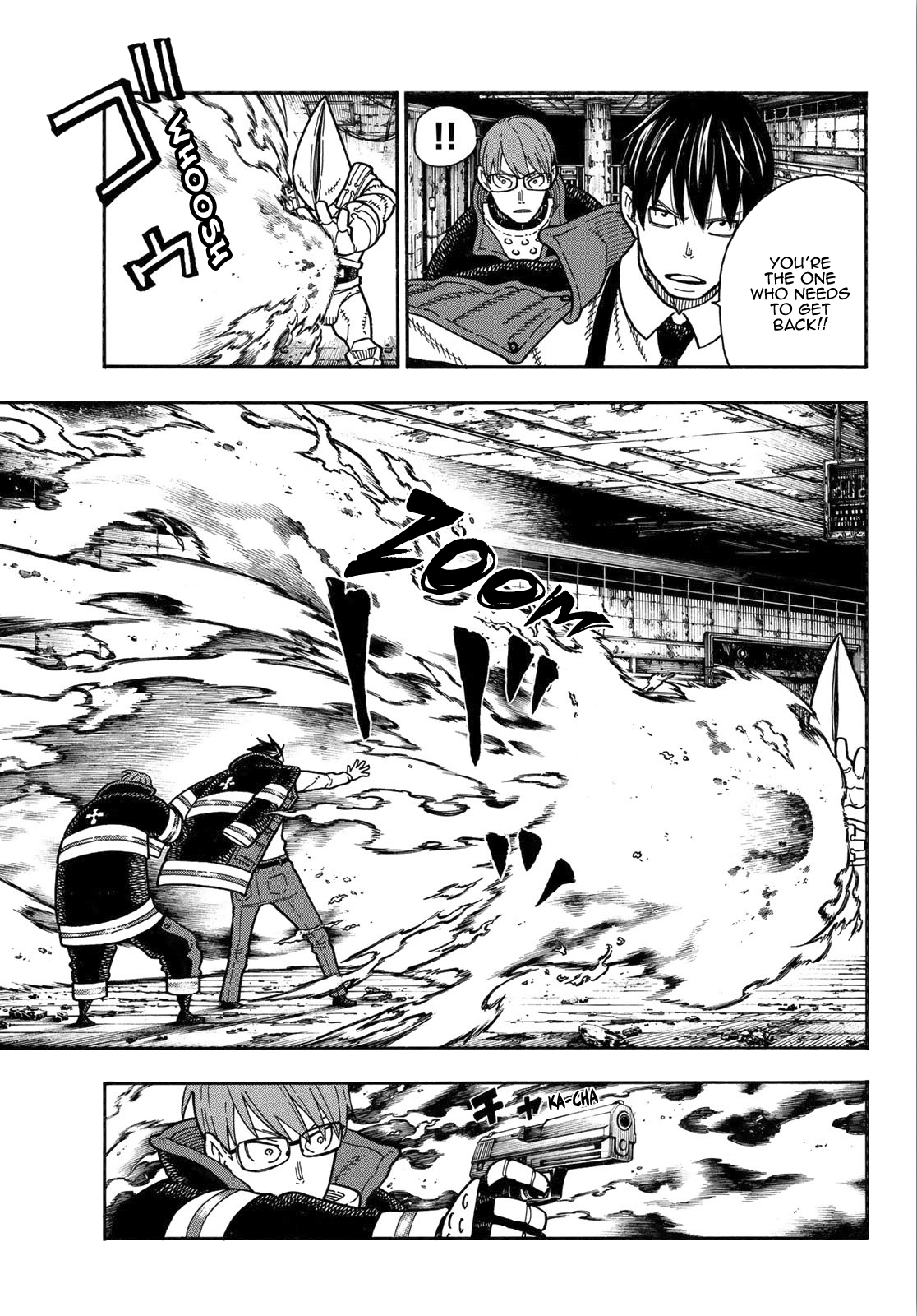 Enen no Shouboutai Chapter 161 page 5 - Chapter 161: Quarrel Battle